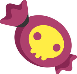 Cute Halloween Candy Illustration