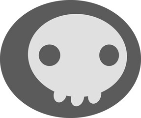 Fototapeta premium Cute Minimalist Halloween Illustration