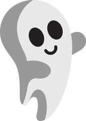 Minimalist Ghost Illustration