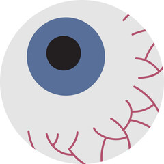 Scary Eye Ball Illustration