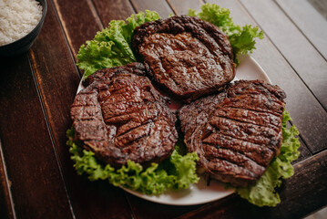 Barbecue - Ancho Steak Fillet roasted on charcoal