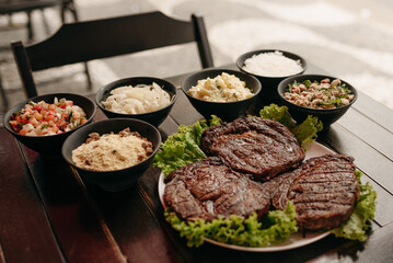 Barbecue - Ancho Steak Fillet roasted on charcoal