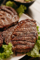 Barbecue - Ancho Steak Fillet roasted on charcoal