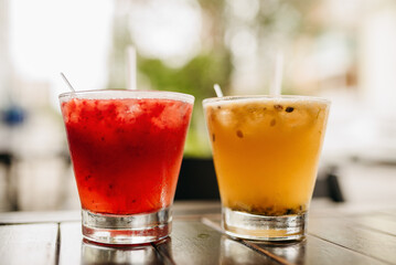 Drink - Strawberry and Passion Fruit Caipirinha