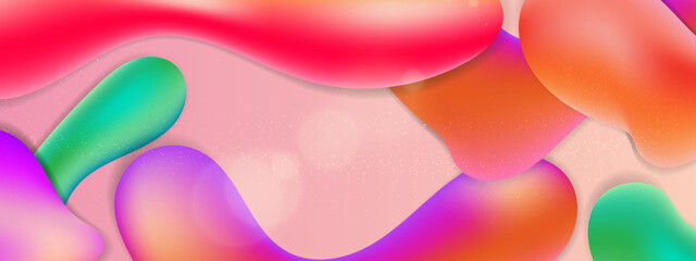 Vector colorful colourful gradient liquid background