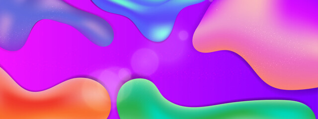 Vector colorful colourful gradient liquid background