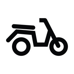 motorcycle icon vector