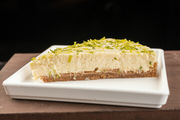 Dessert - Lemon pie with meringue topping