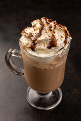 Drink - Amarula liqueur with chocolate shavings and whipped cream