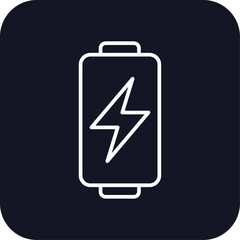 Battery technology icon with black filled line outline style. isolated, supply, low, equipment, level, generation, plus. Vector Illustration