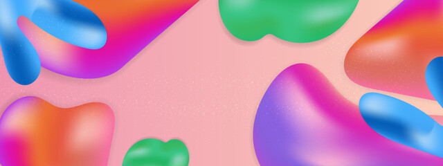 Fototapeta na wymiar Vector colourful colorful color liquid background