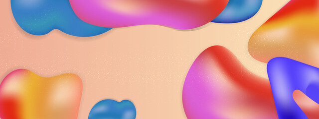 Vector modern colorful colourful abstract background with fluid shapes