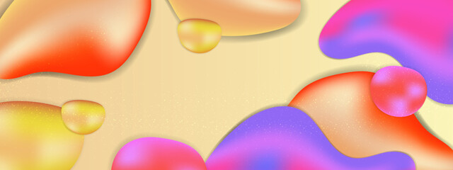 Vector colorful colourful gradient liquid background