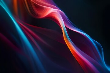 Abstract smoke background, dust, wave, Generative AI
