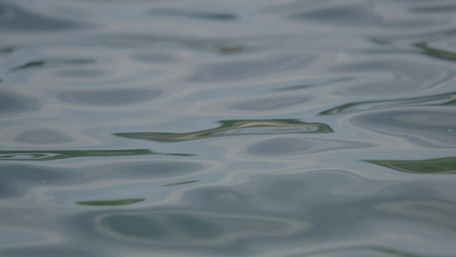 Wavy sea surface of the Adriatic sea