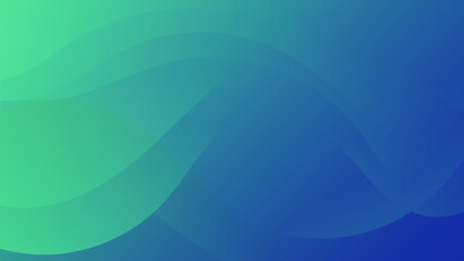 Abstract Gradient Green Blue liquid background. Modern background design. Dynamic Waves. Fluid shapes composition. Fit for website, banners, brochure, posters