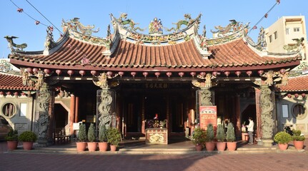 Traditional Chinese temple in Luang, Taiwan.