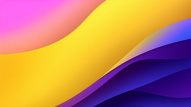 abstract colorful background in pink,violet and yellow.Image Generative AI.