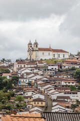 church in the historic center of the city of Ouro Preto, State of Minas Gerais, Brazil
