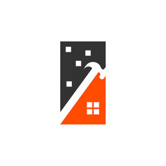 construction logo template. Icon Illustration Brand Identity. Isolated and flat illustration. Vector graphic