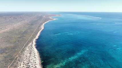 Fototapeta na wymiar Views of the Ningaloo Reef near Exmouth in Australia