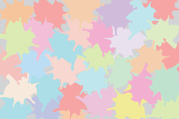 Colorful splashes pattern, vector background for print decoration. 