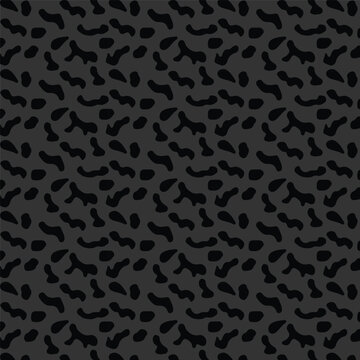 Abstract Leopard Skin Seamless Vector Patterns. Abstract Wild Animal Skin Print. Simple Irregular Geometric Design.