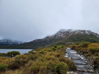 The Hut by Cradle Mountain at the Lake, Tasmania, Australia