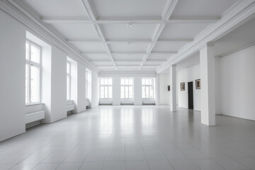 Fototapeta premium Empty space in modern building.