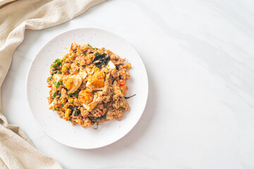 Stir Fried Minced Pork with Salted Egg