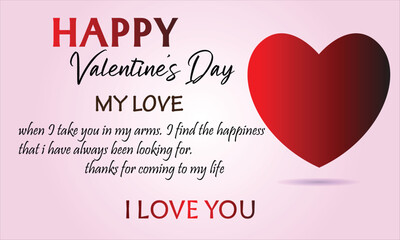 Romantic quote for Valentines day cards with romantic quote 