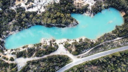 Little Blue Lake in Tasmania, Australia