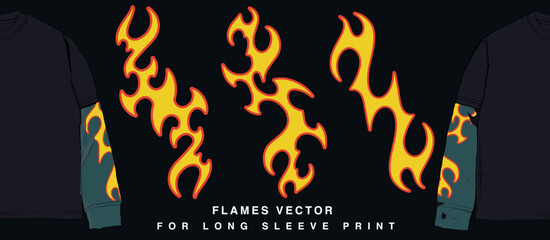 Y2K Retro Vector Set for Bold Sleeve and Chest Prints on 90's Band Tees and Merchandise