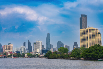 Fototapeta premium City scape of Bangkok, Thailand.