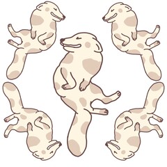 A drawing of a dog 