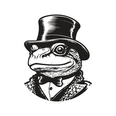 newt bombardier, vintage logo line art concept black and white color, hand drawn illustration