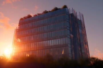  Beautiful architecture building exterior city . generative AI 