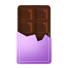 chocolate bar purple packaging