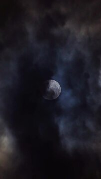 penumbral eclipse moon landscape