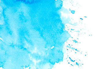 Fototapeta premium blue watercolor background