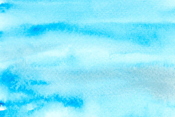Fototapeta na wymiar blue watercolor