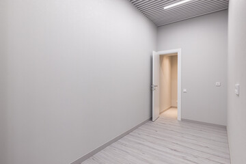 New empty office after renovation without furniture and computers