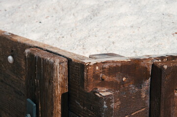 Salt from a traditional saltworks on the Croatian coast