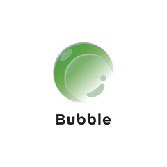 A 3D green bubble vector logo suitable for your company icon or logo or business icons.