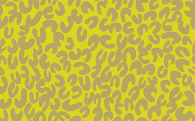 Abstract modern leopard seamless pattern. Animals trendy background. Color decorative vector stock illustration for print, card, postcard, fabric, textile. Modern ornament of stylized skin