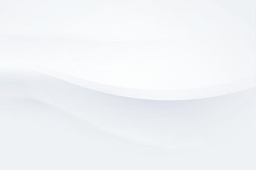 smooth and empty minimal white neumorphic wallpaper for presentation