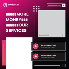 Coming Conference Event Promotion Starter Pack | Feed, Story, Flyer Series