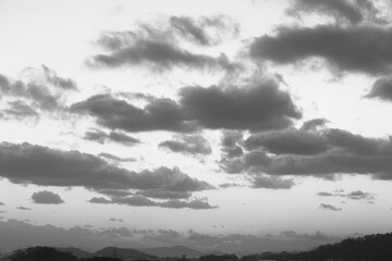 Fototapeta premium clouds timelapse clouds city
