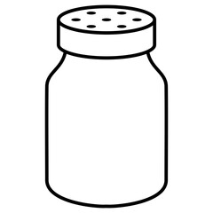salt and pepper bottle jar