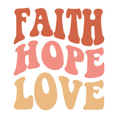  Christian retro isolated typography design